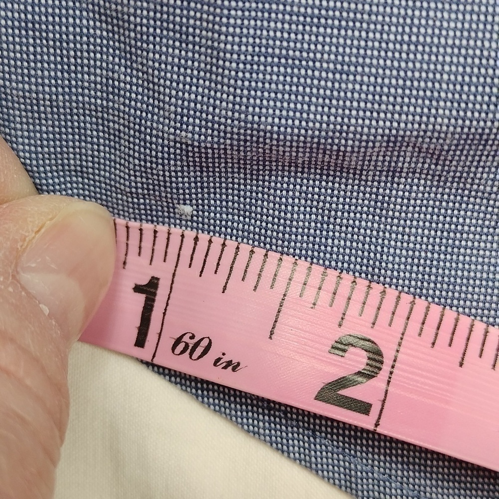 Kenneth Roberts platinum men's long sleeved button down shirt sized 17 (34/35) - Picture 8 of 11